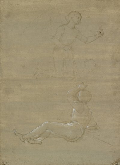 Studies for a Guard in a Resurrection and of an Angel by Raffaello Sanzio Raphael